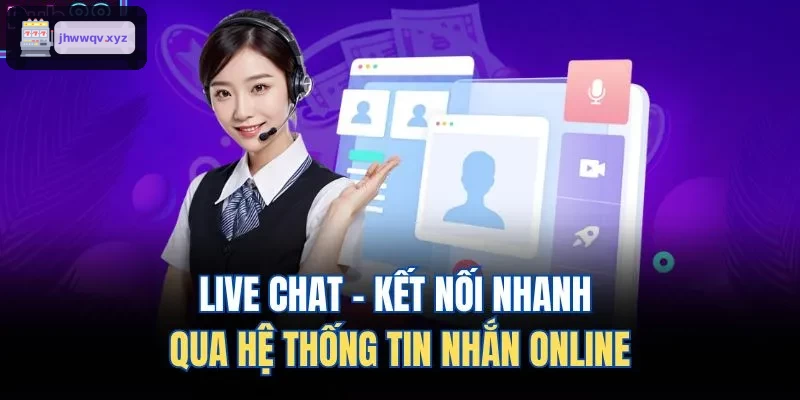 Live chat hỗ trợ qua tin nhắn trực tuyến